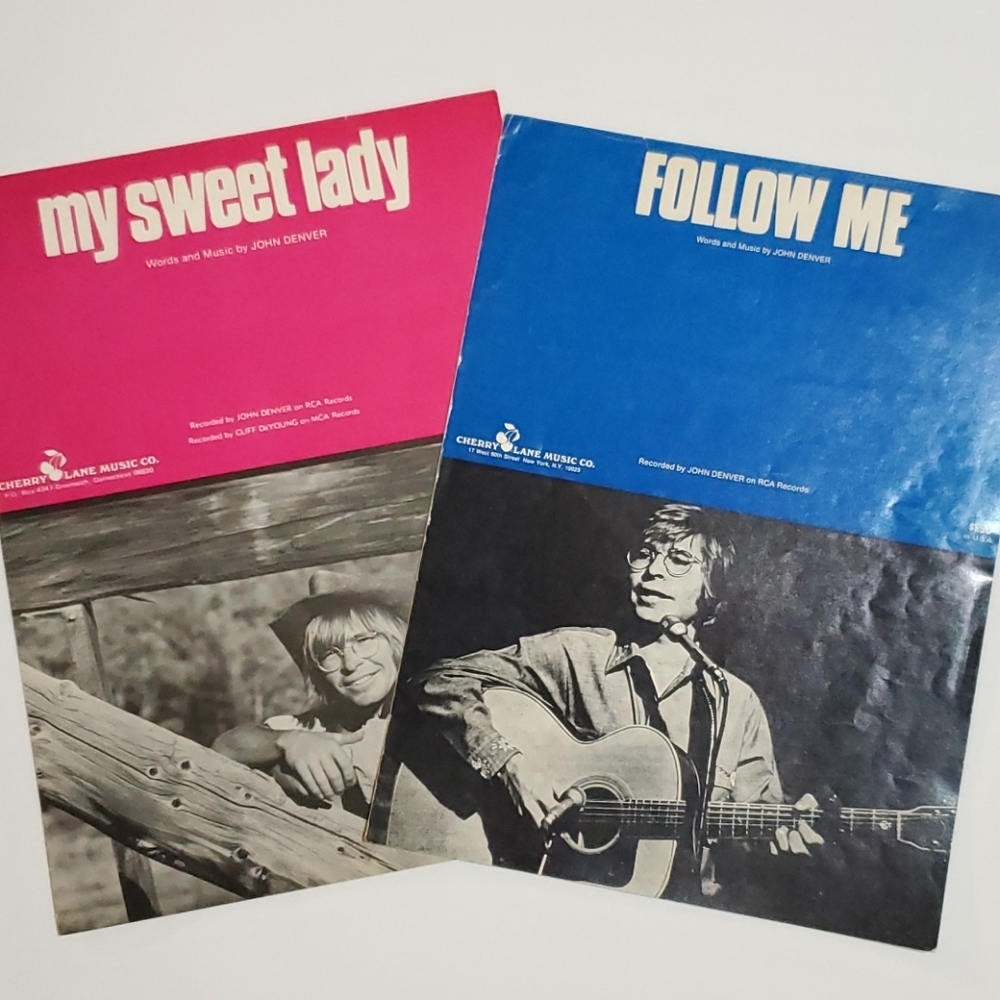 Vintage Sheet Music - 2 Songs by John Denver